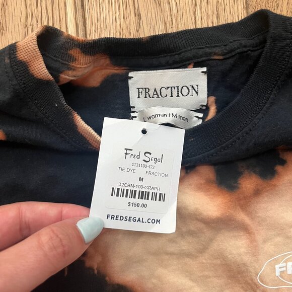 Fraction - Love me Till the Pain Fades Away Tie Dye Long Sleeve Tee- M - Picture 3 of 4